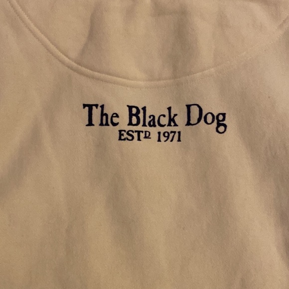 The Black Dog Yellow Hoodie. Kids Large. The Black Dog Butter Sweatshirt. - Picture 2 of 2